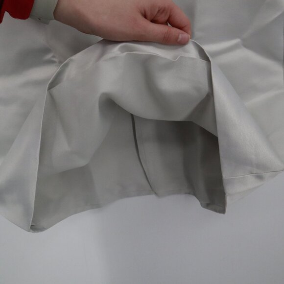 J. Crew Embellished Satin Dress Women 6 White Rich Auntie Core Event Holiday NWT - Picture 12 of 16